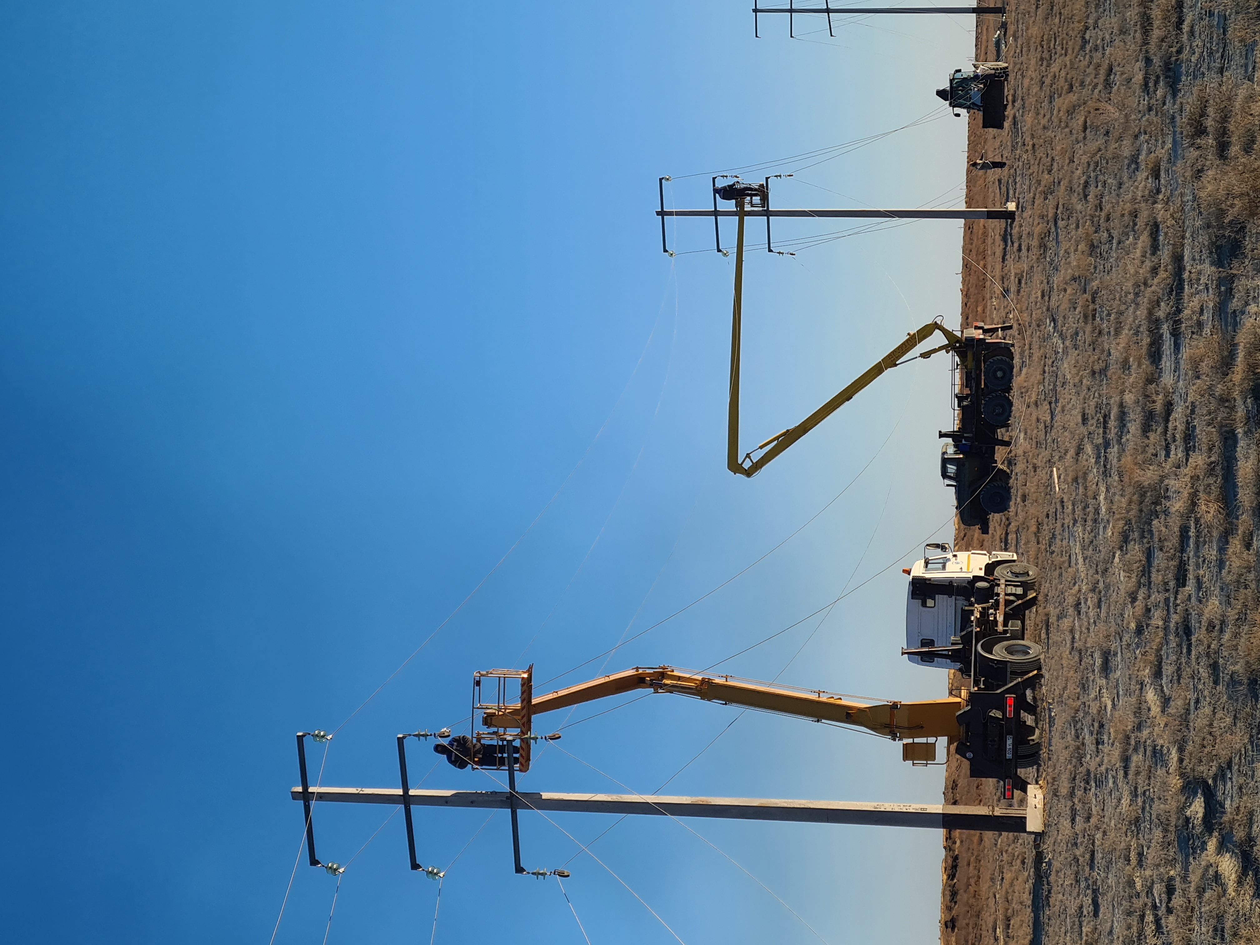 External power supply, 10 kV overhead power line from the PS-110/10 kV substation (in the SVHG area) to the SRG facility
