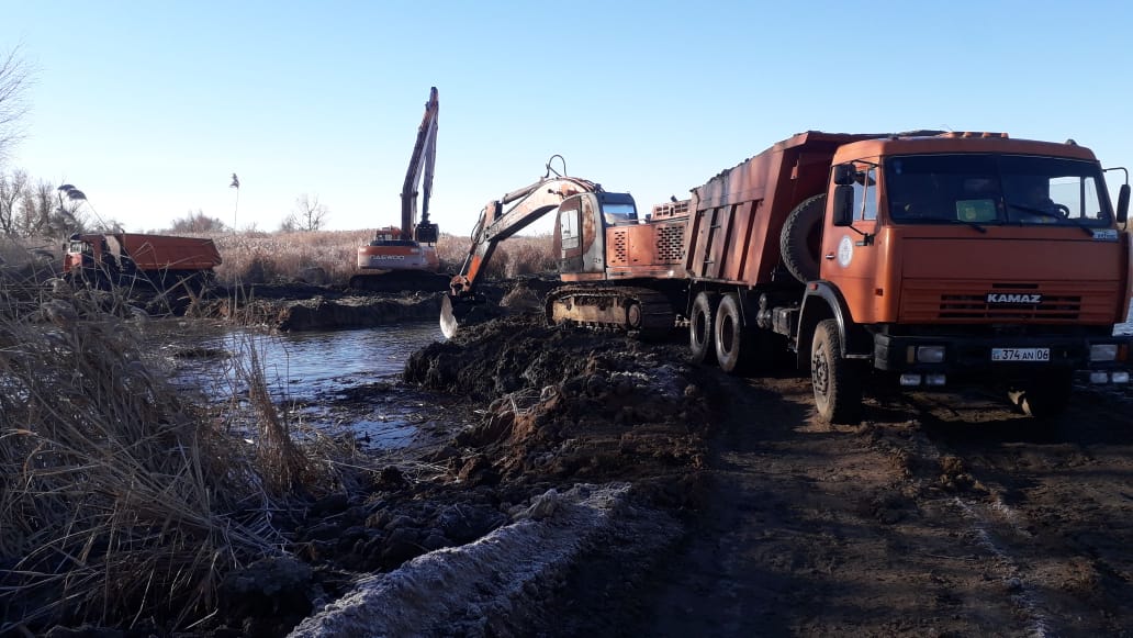 Deepening of the Kushum River bank within the territory of the Kirovsky State Hunting Farm, West Kazakhstan Region — Stage III