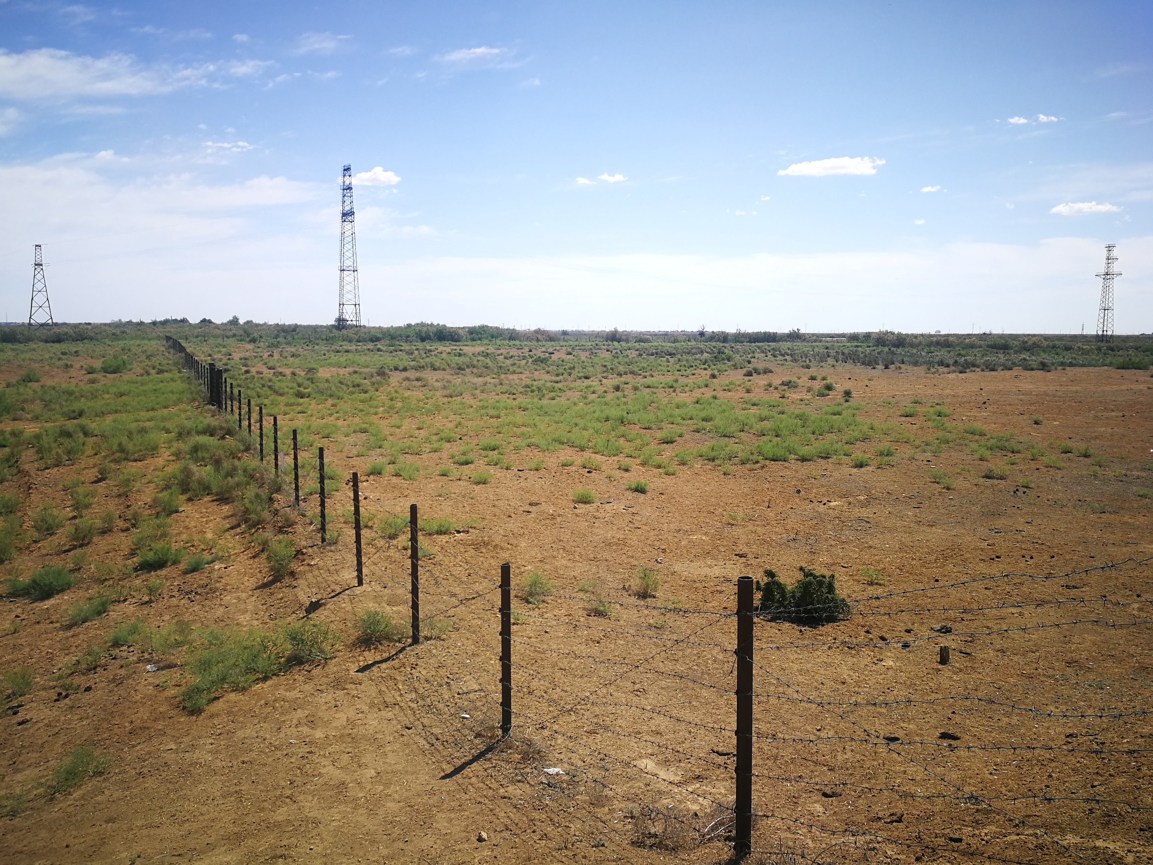 Current repair of the shoreline fence at NPS Inder.